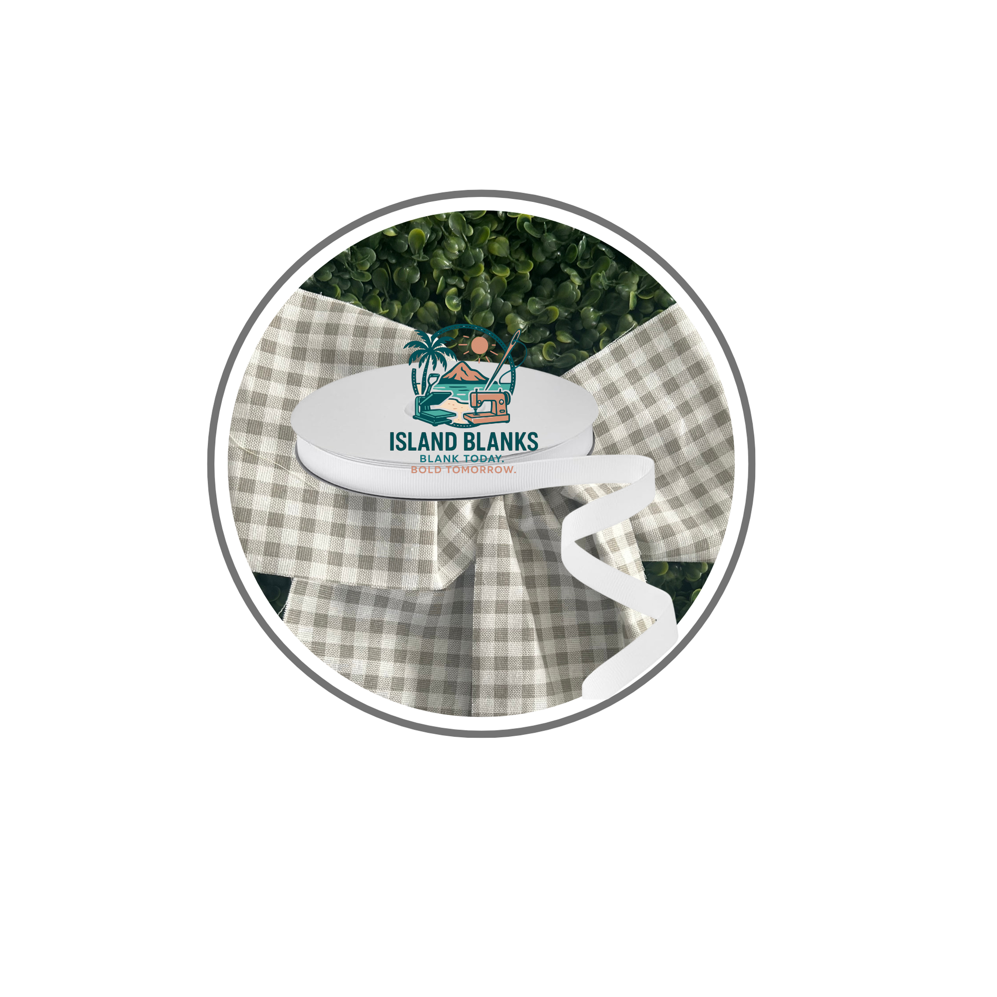 Gingham Cotton Oversized Embellishment/Ties and Ribbon for Banners