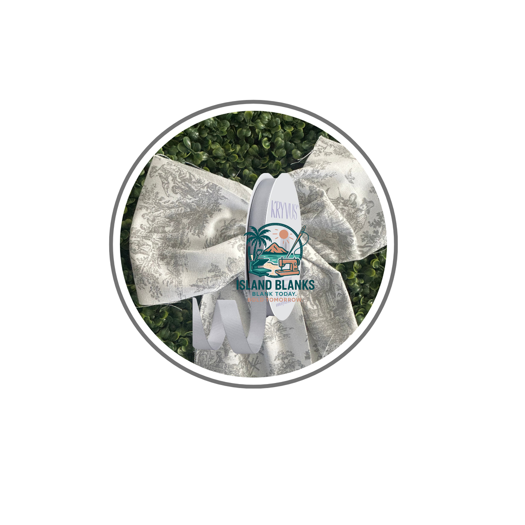 French Toile Cotton Oversized Embellishment/Ties and Ribbon for Banners