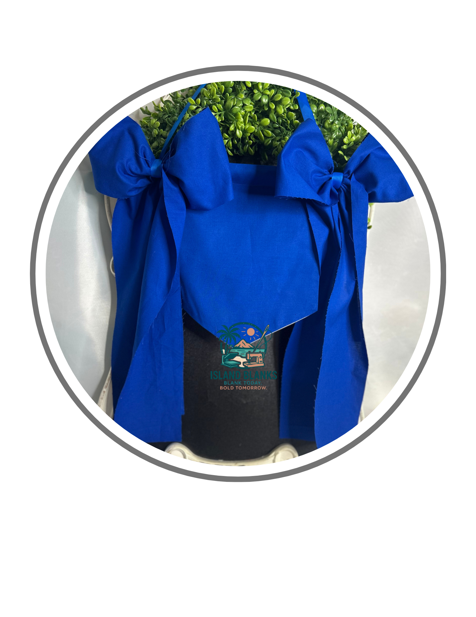 Red Cotton Banner with bow- 4th of July/Patriot (Copy)