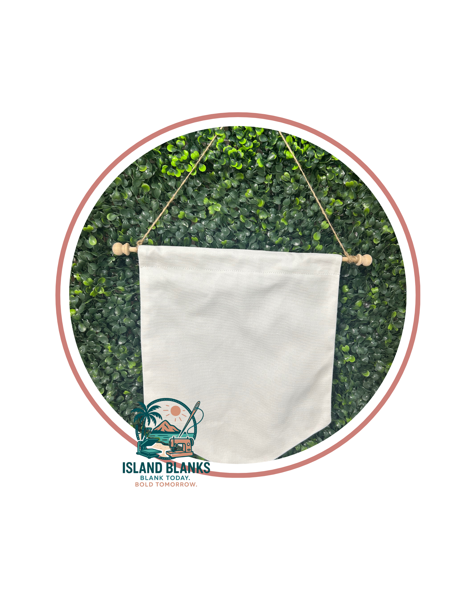 Canvas and White Banner Blank
