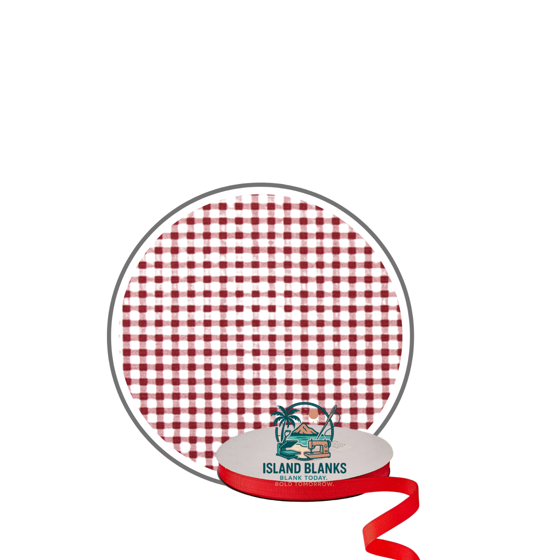 Gingham Cotton Oversized Embellishment/Ties and Ribbon for Banners