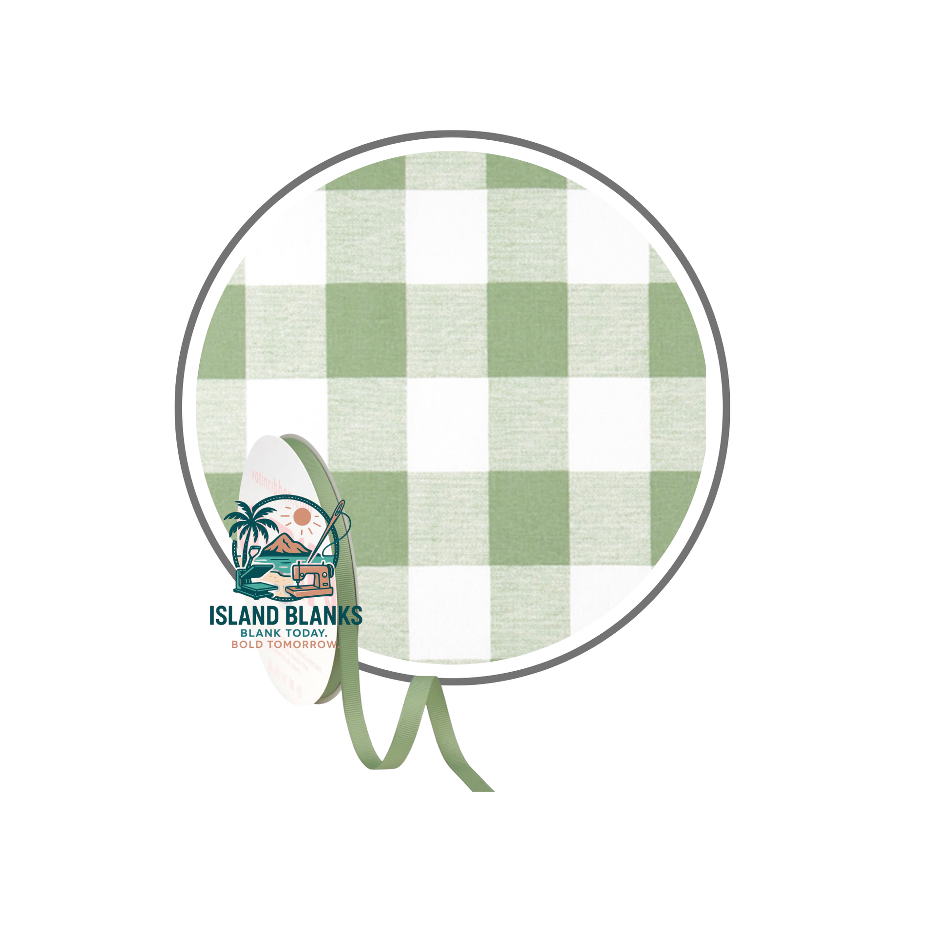 Large Buffalo Plaid Cotton Banner with Oversize Ties and Ribbon- More Colors Available