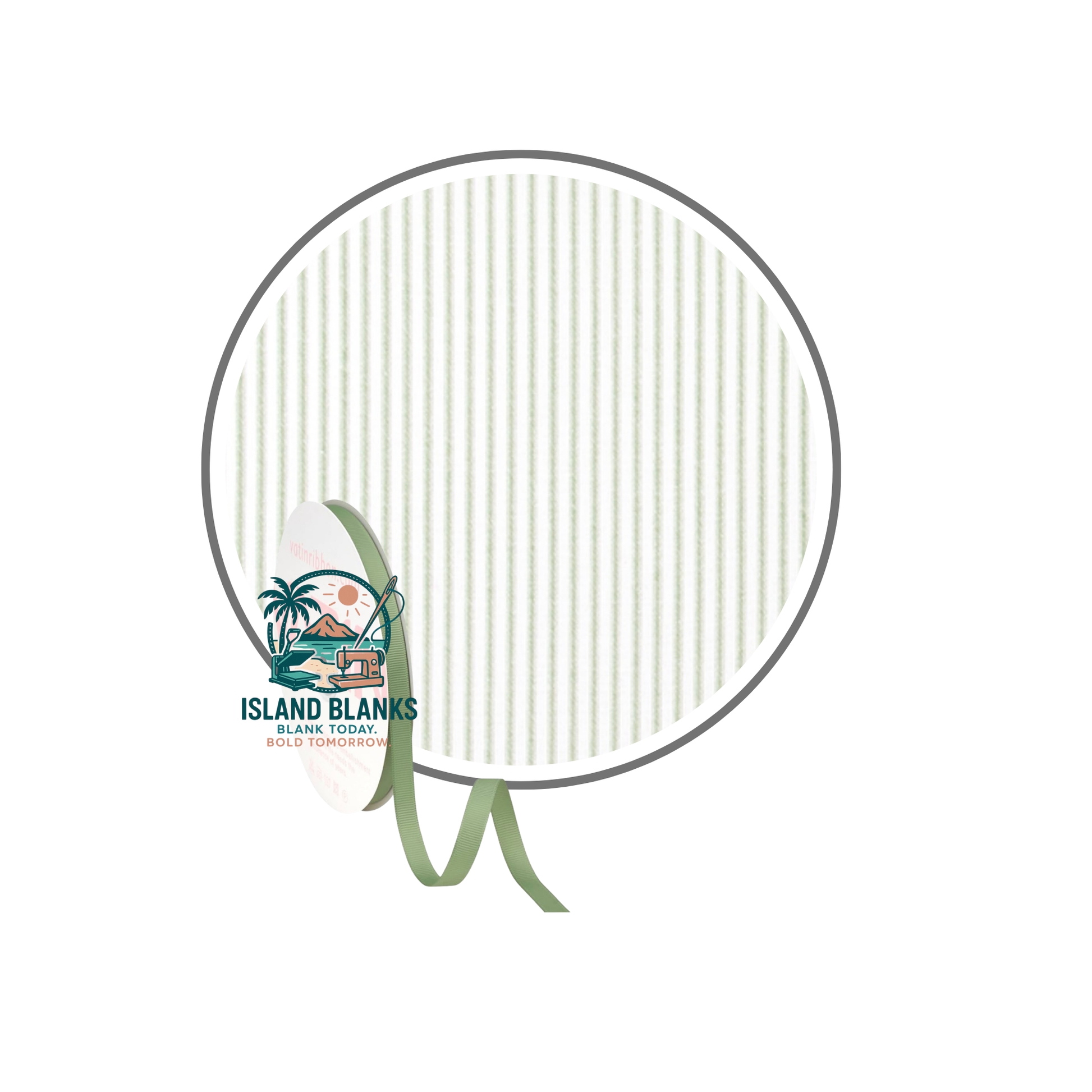 Stripe Cotton Banner with Oversize Ties and Ribbon- More Colors Available