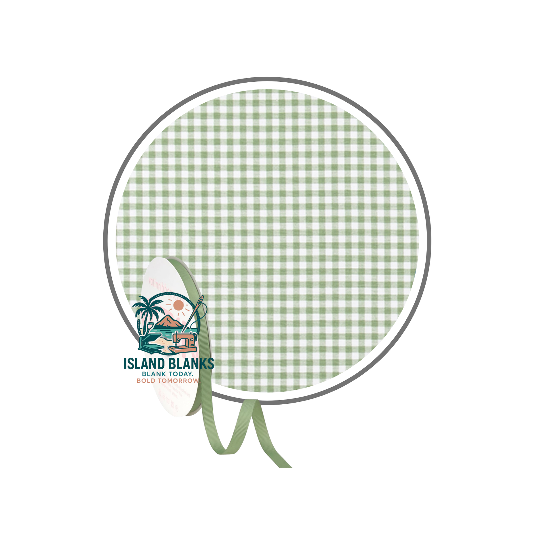 Gingham Cotton Oversized Embellishment/Ties and Ribbon for Banners