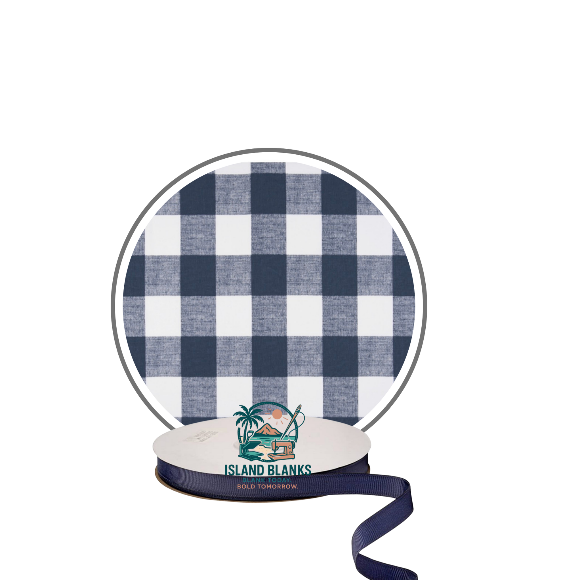 Large Buffalo Plaid Cotton Banner with Oversize Ties and Ribbon- More Colors Available