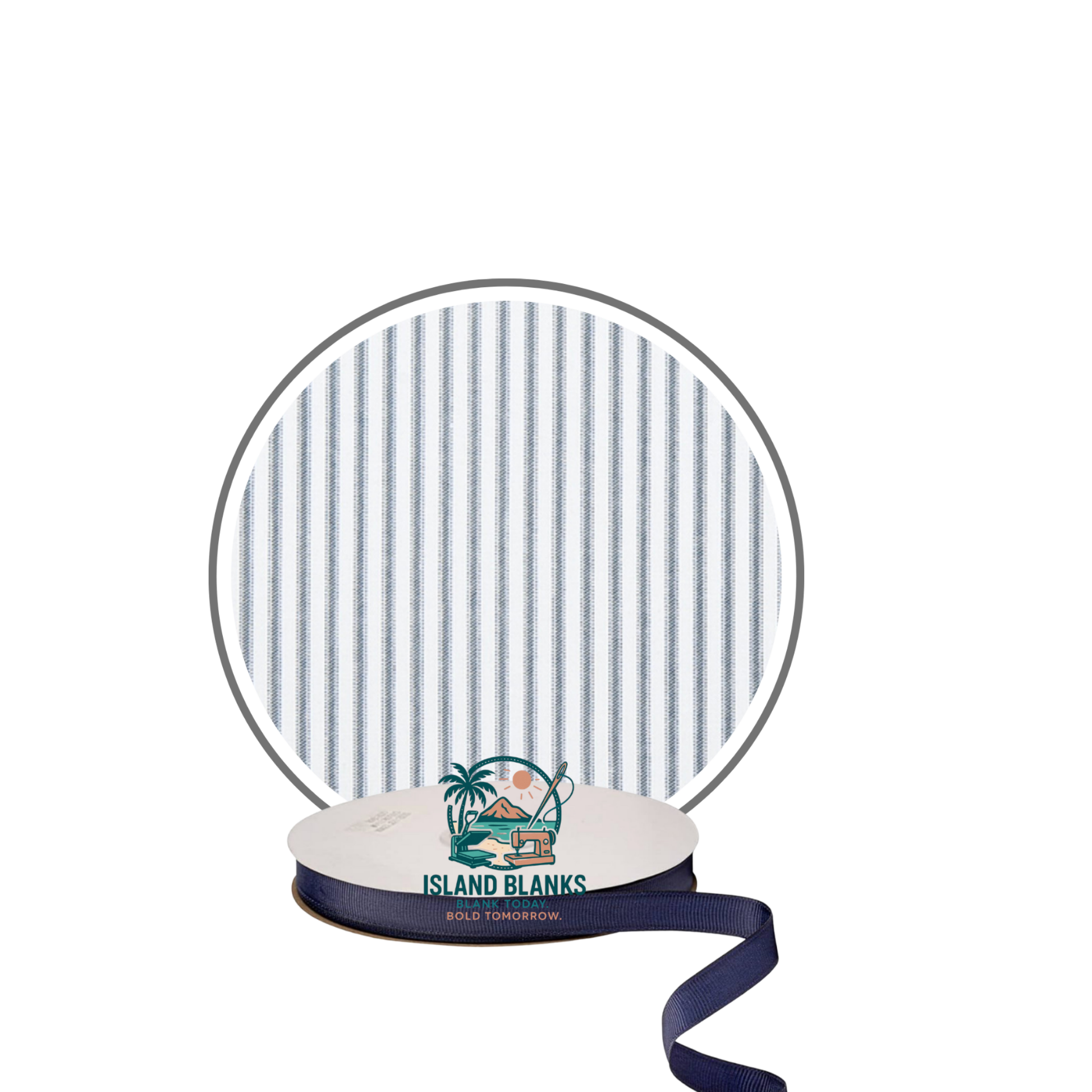 Stripe Cotton Banner with Oversize Ties and Ribbon- More Colors Available