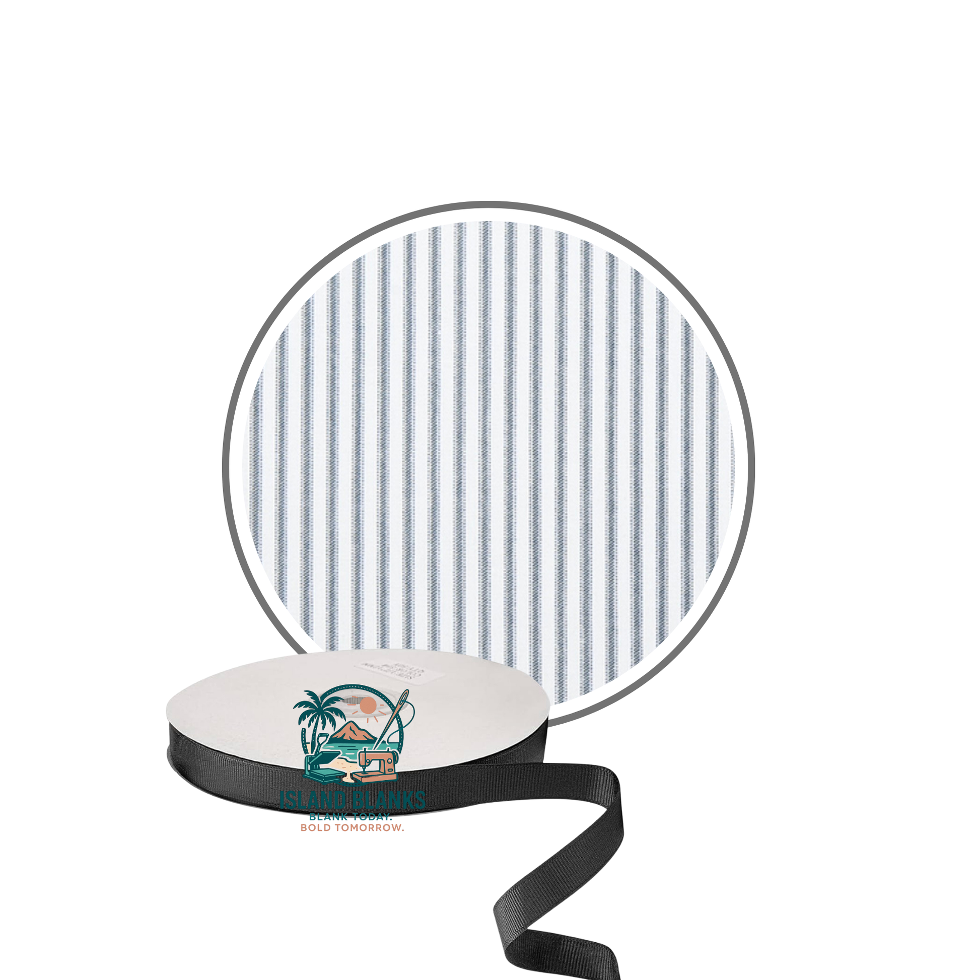 Stripe Cotton Banner with Oversize Ties and Ribbon- More Colors Available
