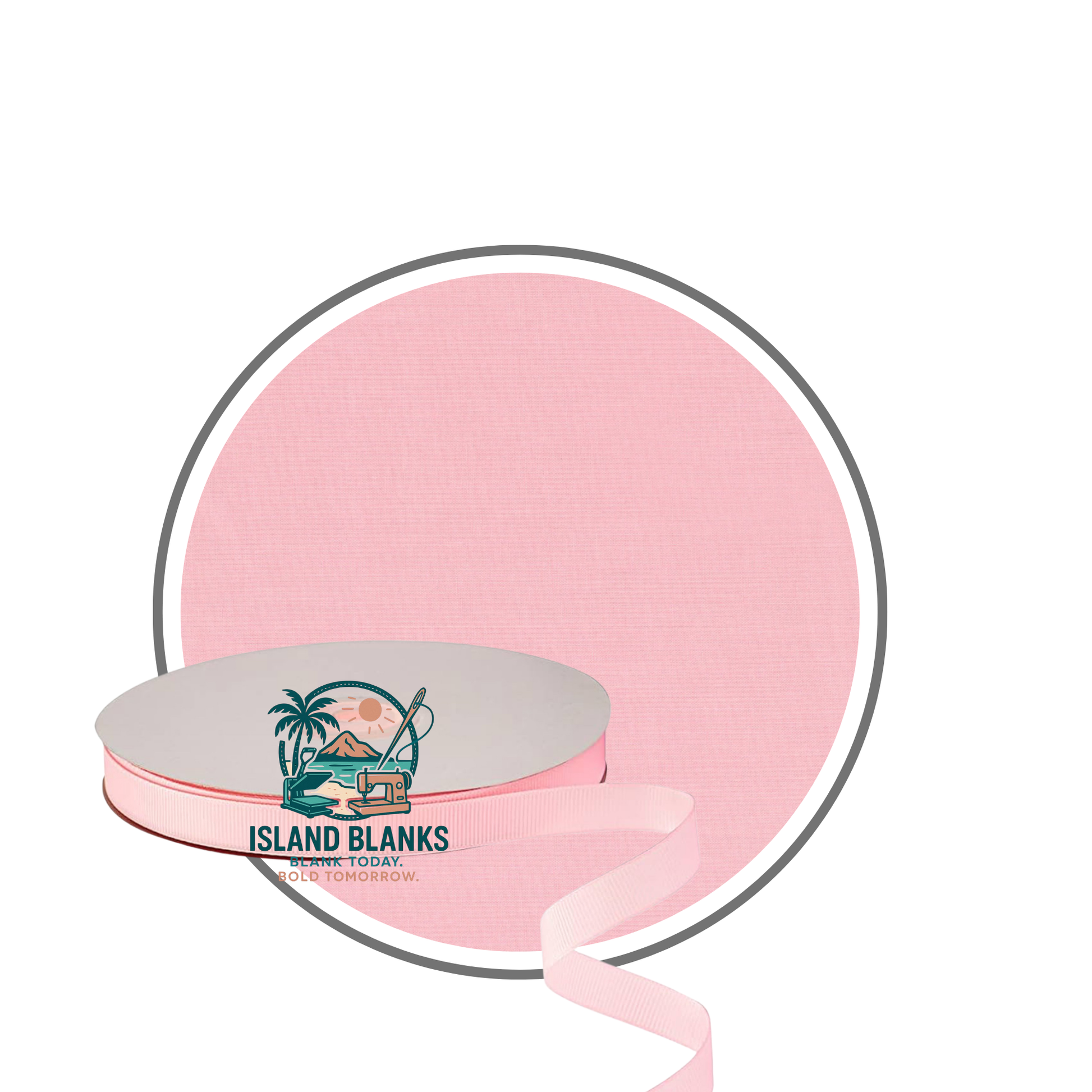 Plain Cotton Banner with Oversize Ties and Ribbon