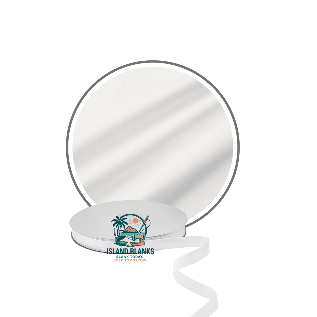 Plain Cotton Banner with Oversize Ties and Ribbon