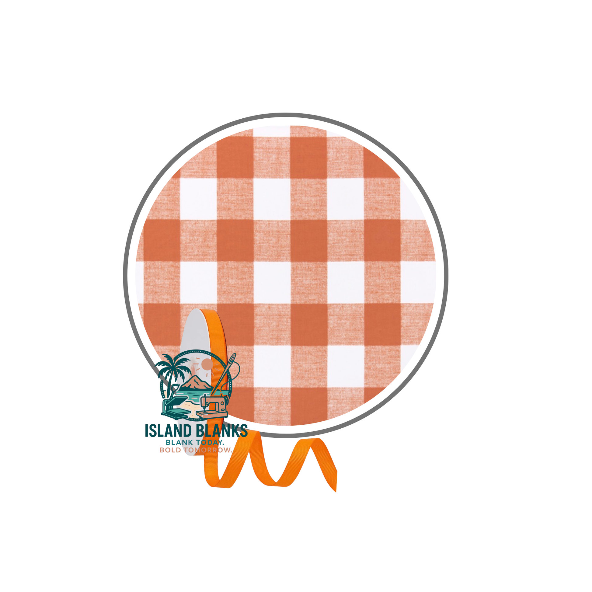 Large Buffalo Plaid Cotton Banner with Oversize Ties and Ribbon- More Colors Available