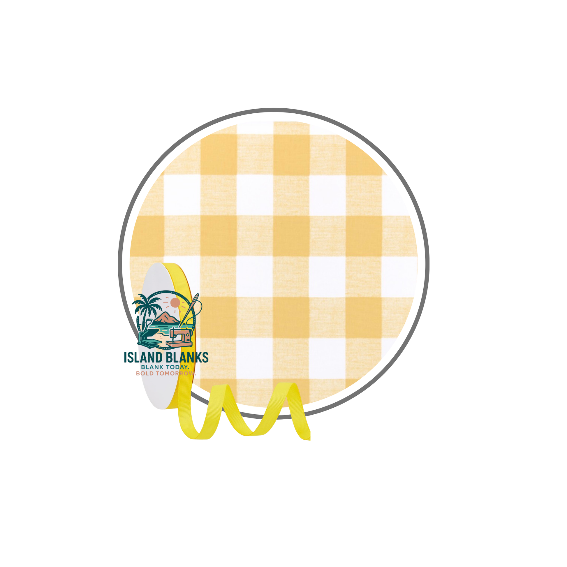 Large Buffalo Plaid Cotton Banner with Oversize Ties and Ribbon- More Colors Available