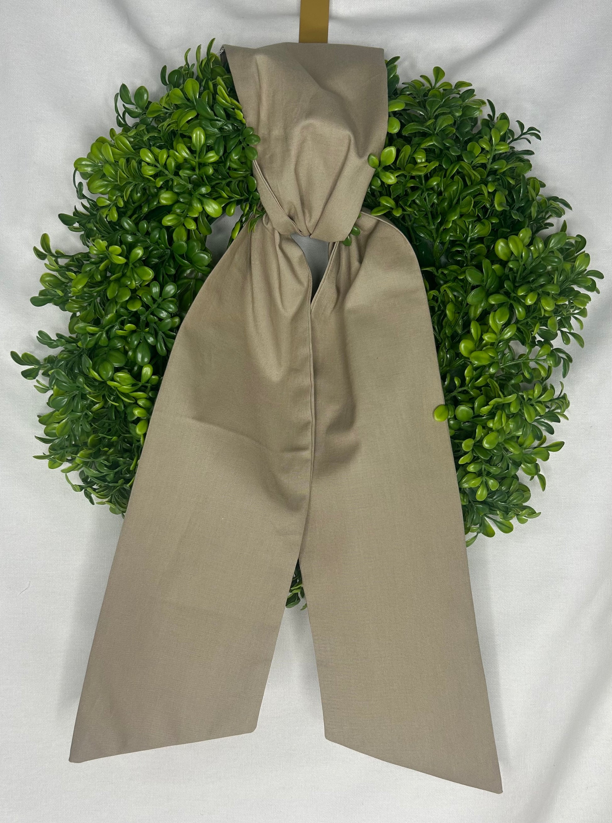 Fall Cotton Wreath Sash