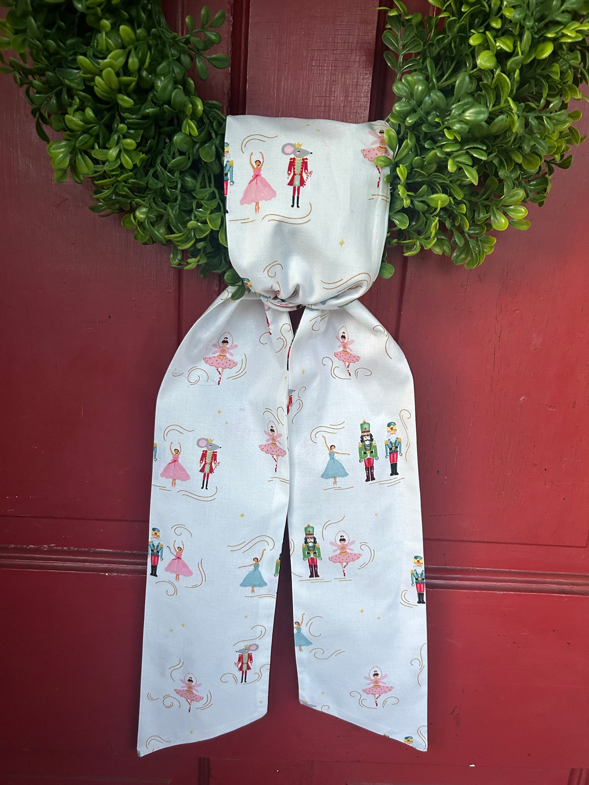Nutcracker Cotton Wreath Sash