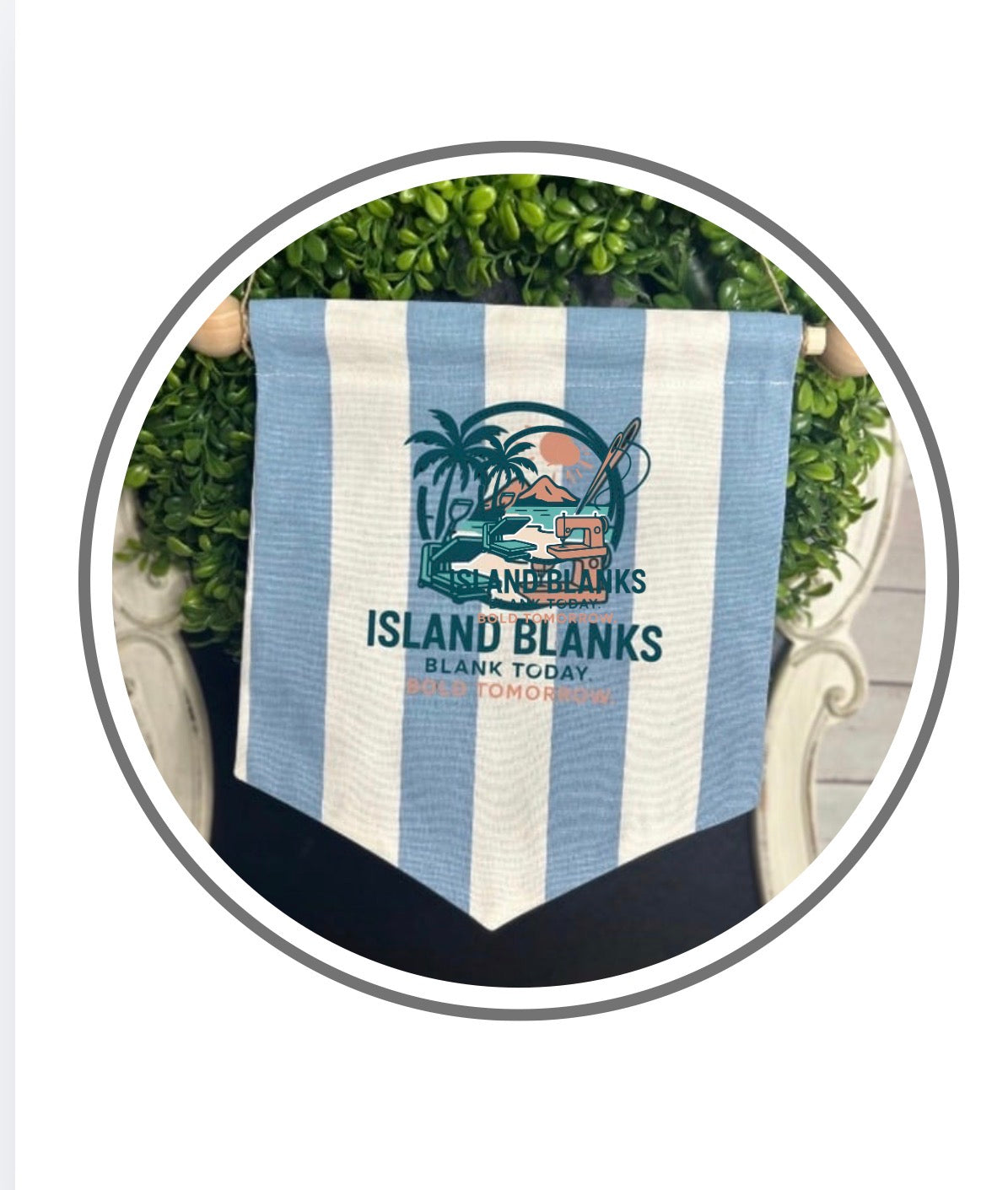 Horizontal Stripe Cotton Banners - More Colors Available