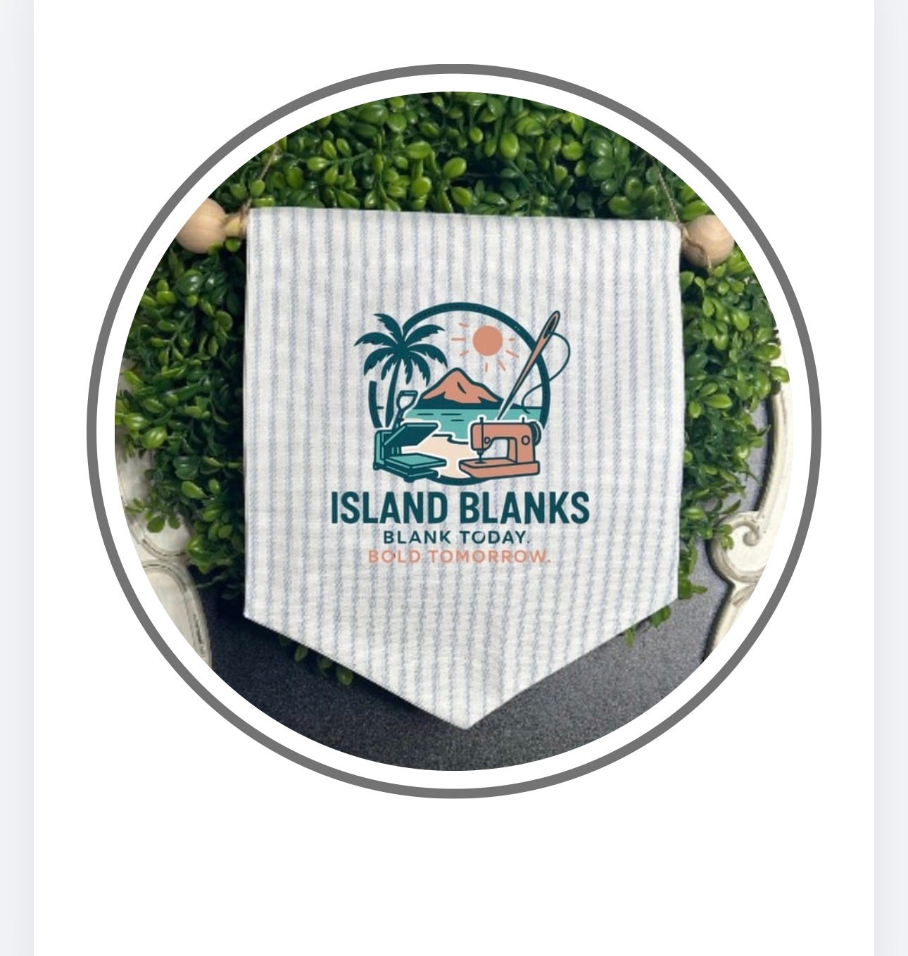 Stripe Cotton Banner - More Colors Available