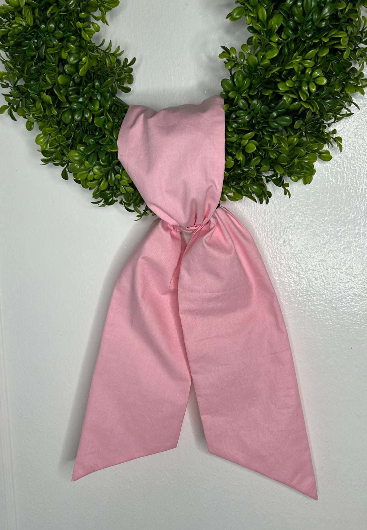 Pink Cotton Wreath Sash Blanks