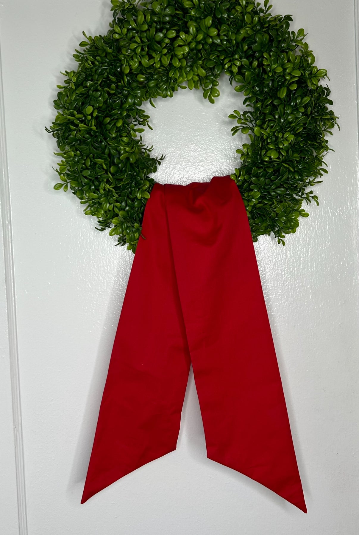 Red Cotton Wreath Sash Blanks Island blanks