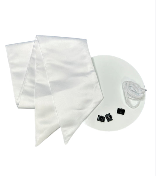 Satin wreath kit