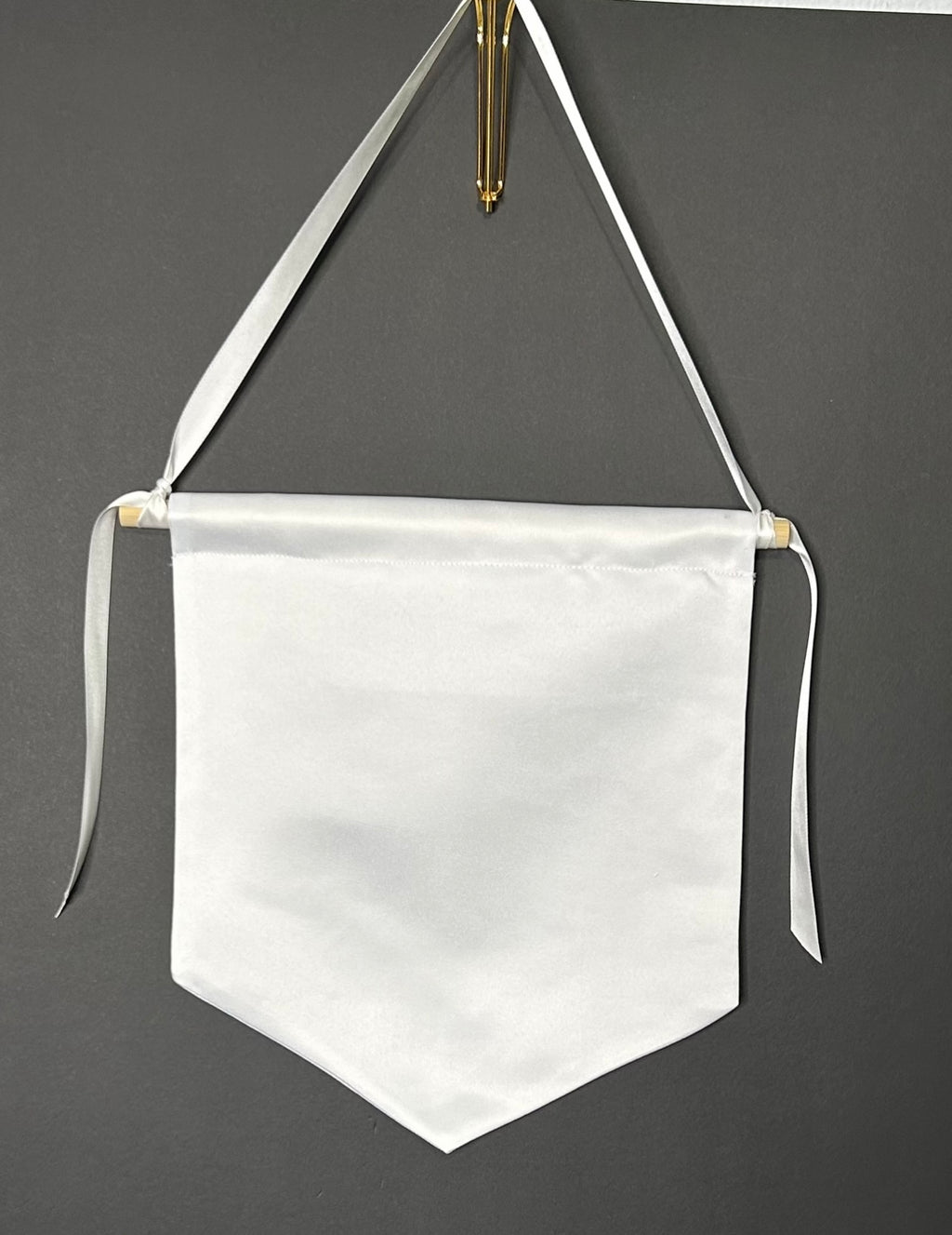 WS White or Ivory Satin Banner