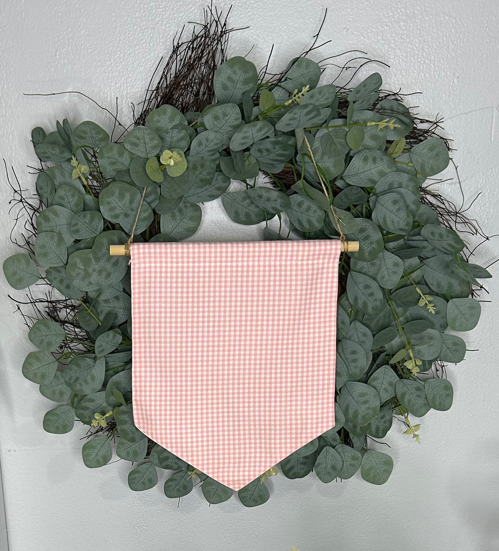 Gingham Cotton Banner