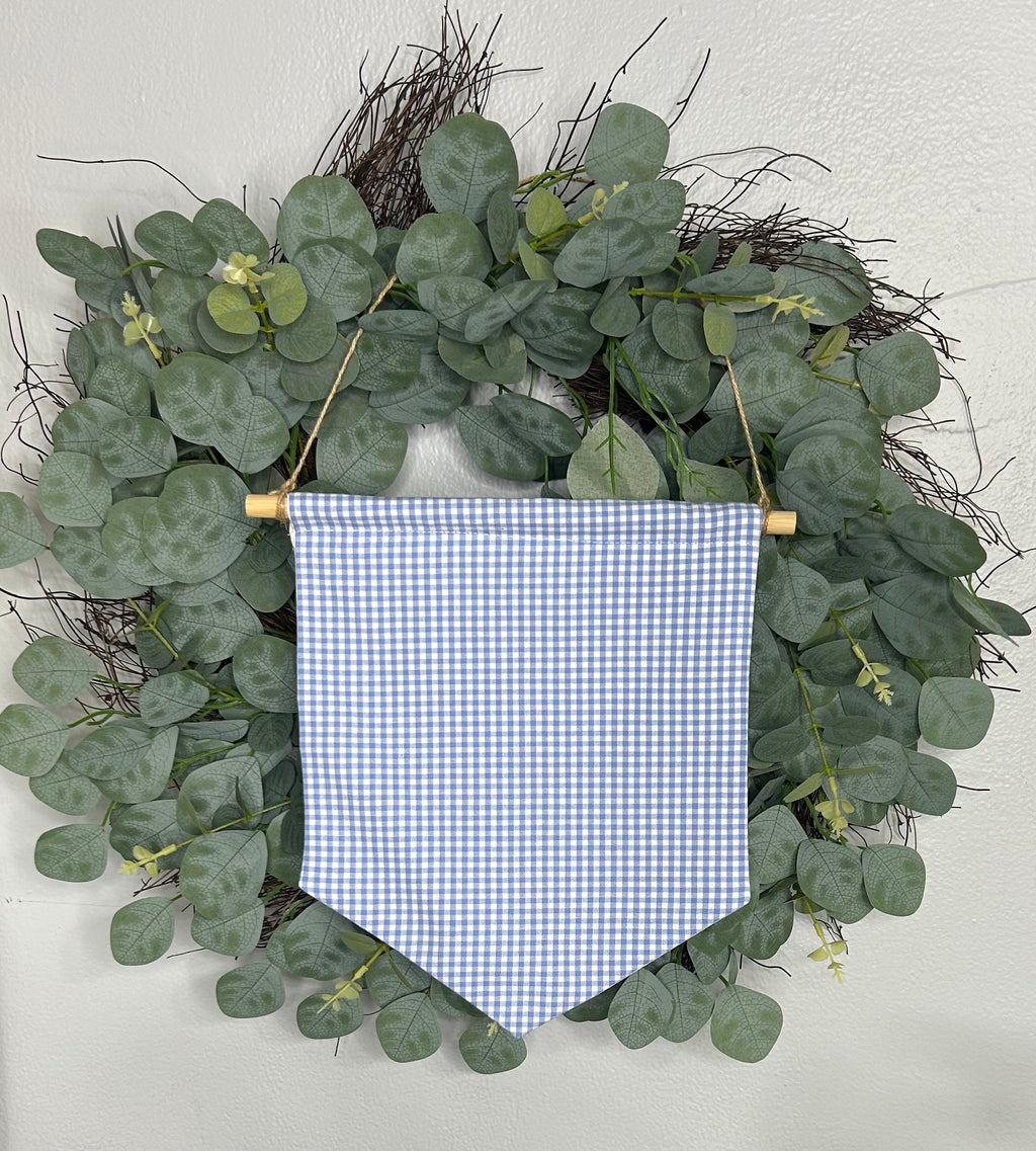 Gingham Cotton Banner