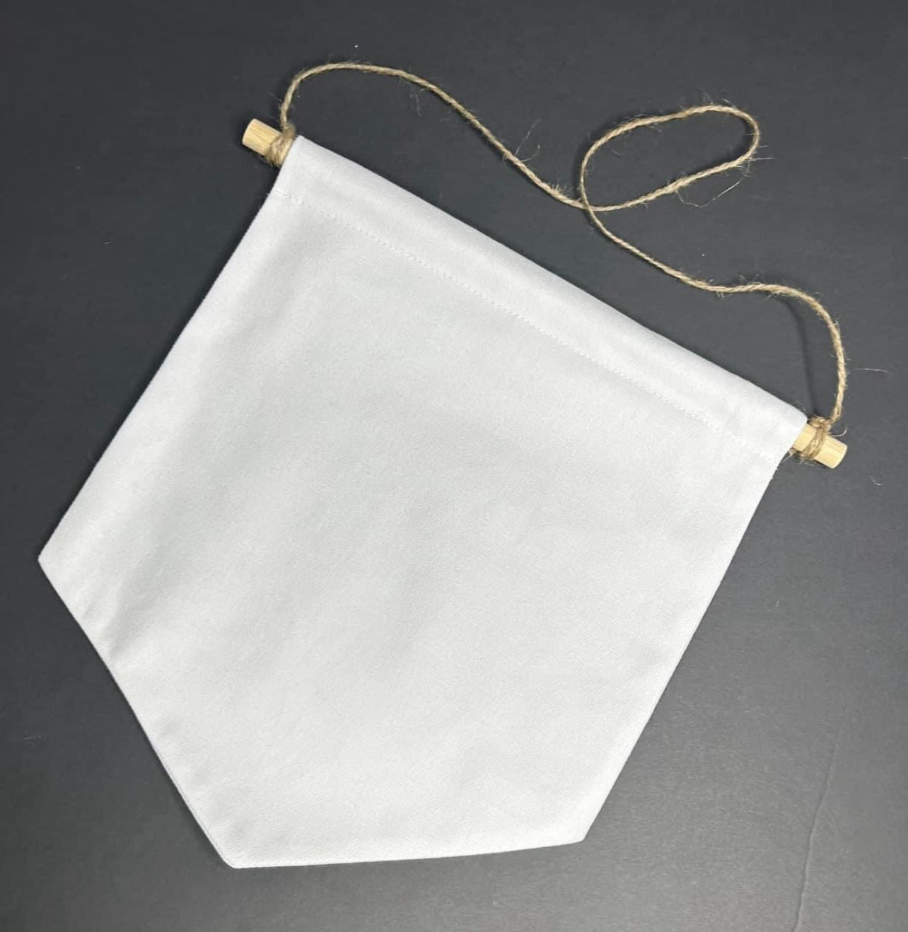 WS White or Ivory Cotton Banner