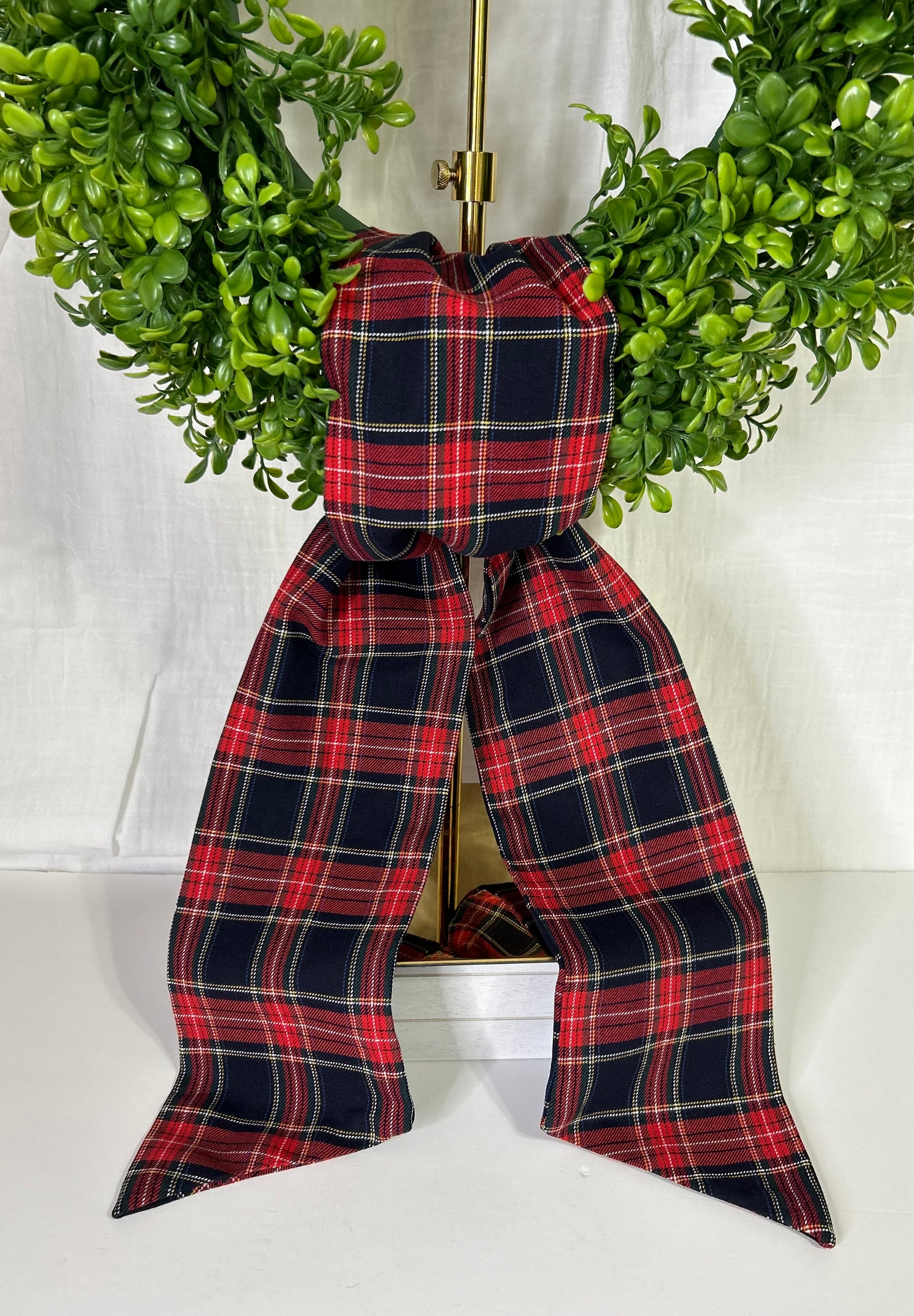 Stewart Tartan Cotton Wreath Sash