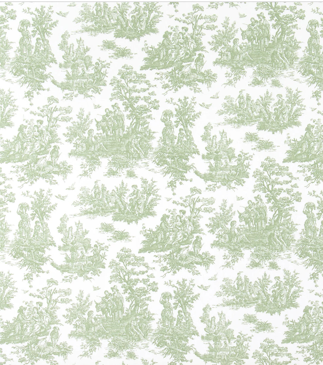 French Toile Baby Sash