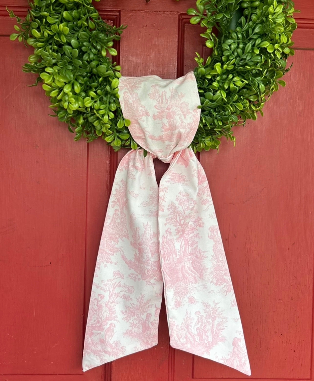 Pink Cotton Wreath Sashes