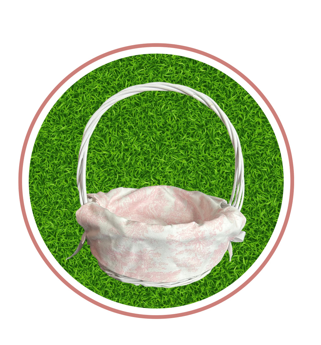 Toile Cotton Basket Liners