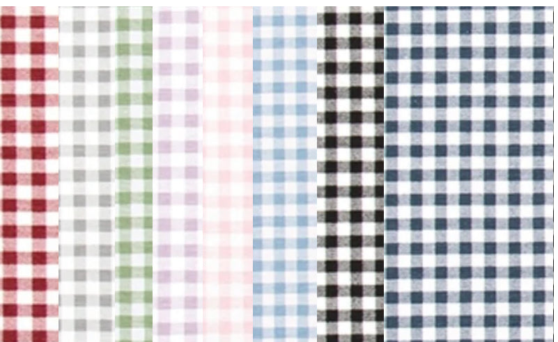 Gingham fabric by yard