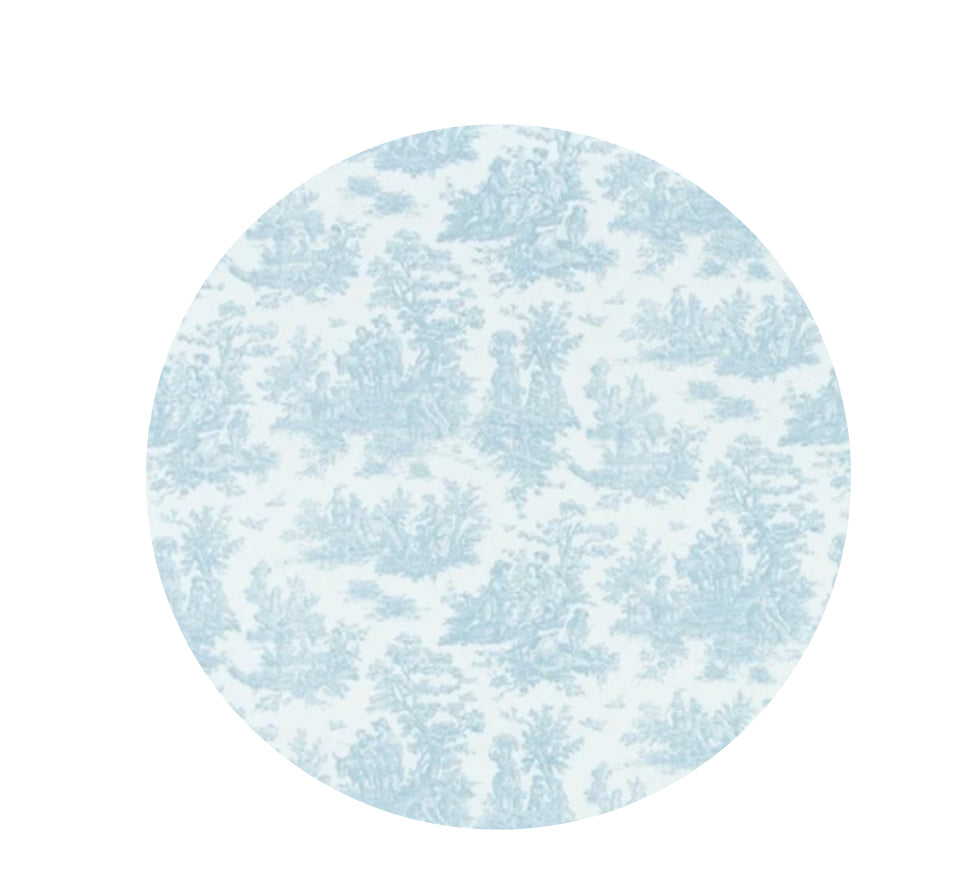 Toile Square Tissue Cover Blank