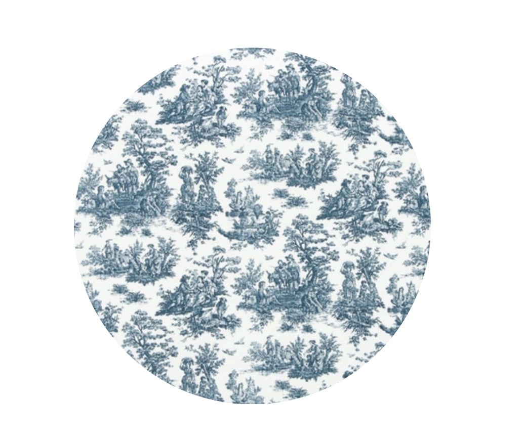 Toile Square Tissue Cover Blank