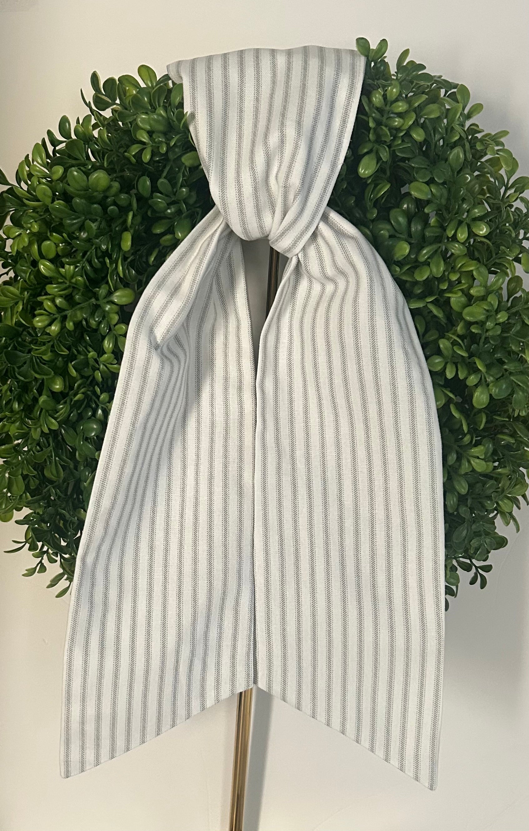 WS Stripe Cotton Wreath Sash