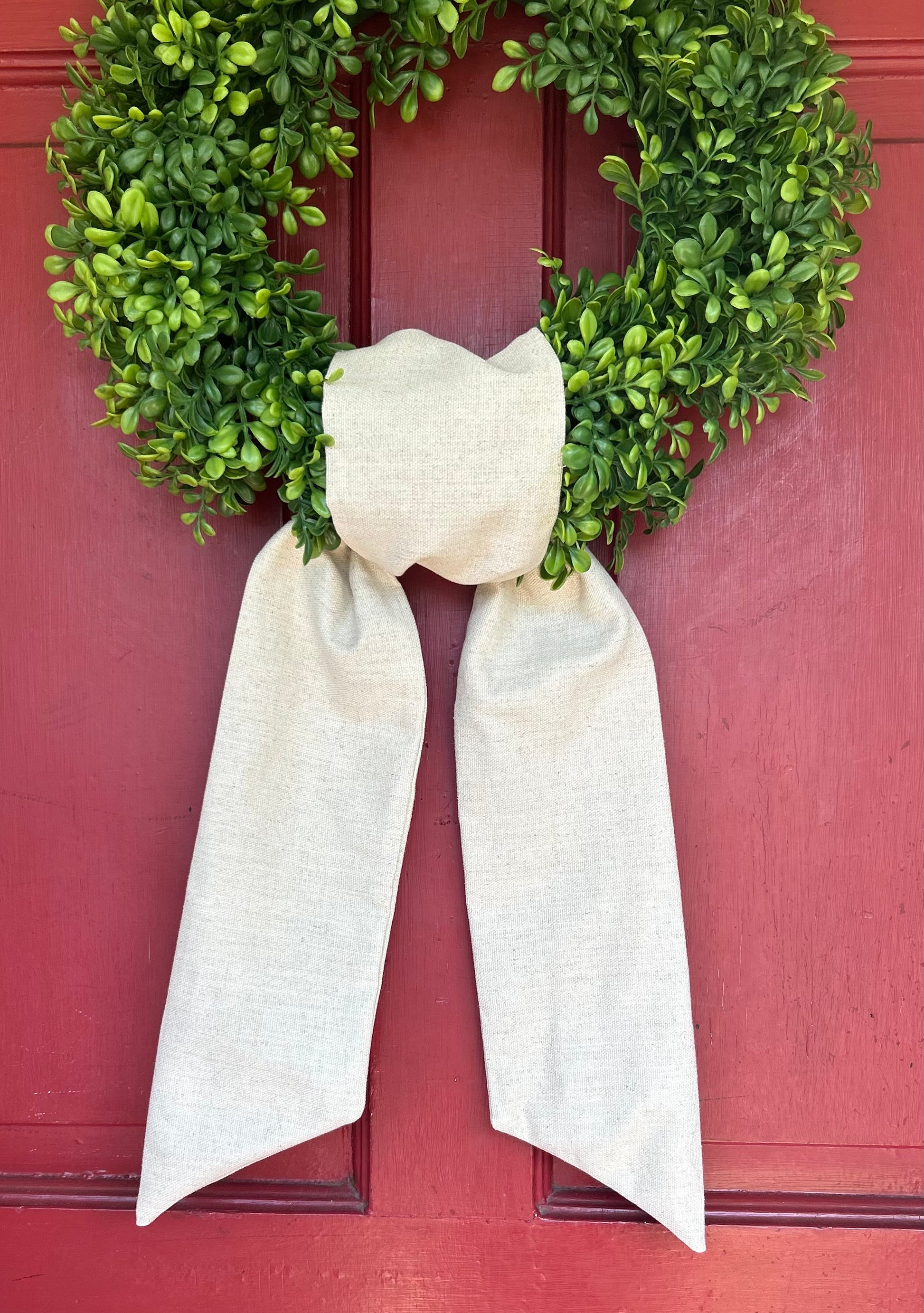 Tan Wreath Sash