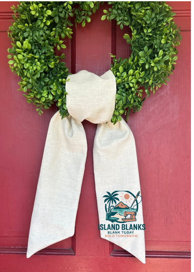 Tan Wreath Sash