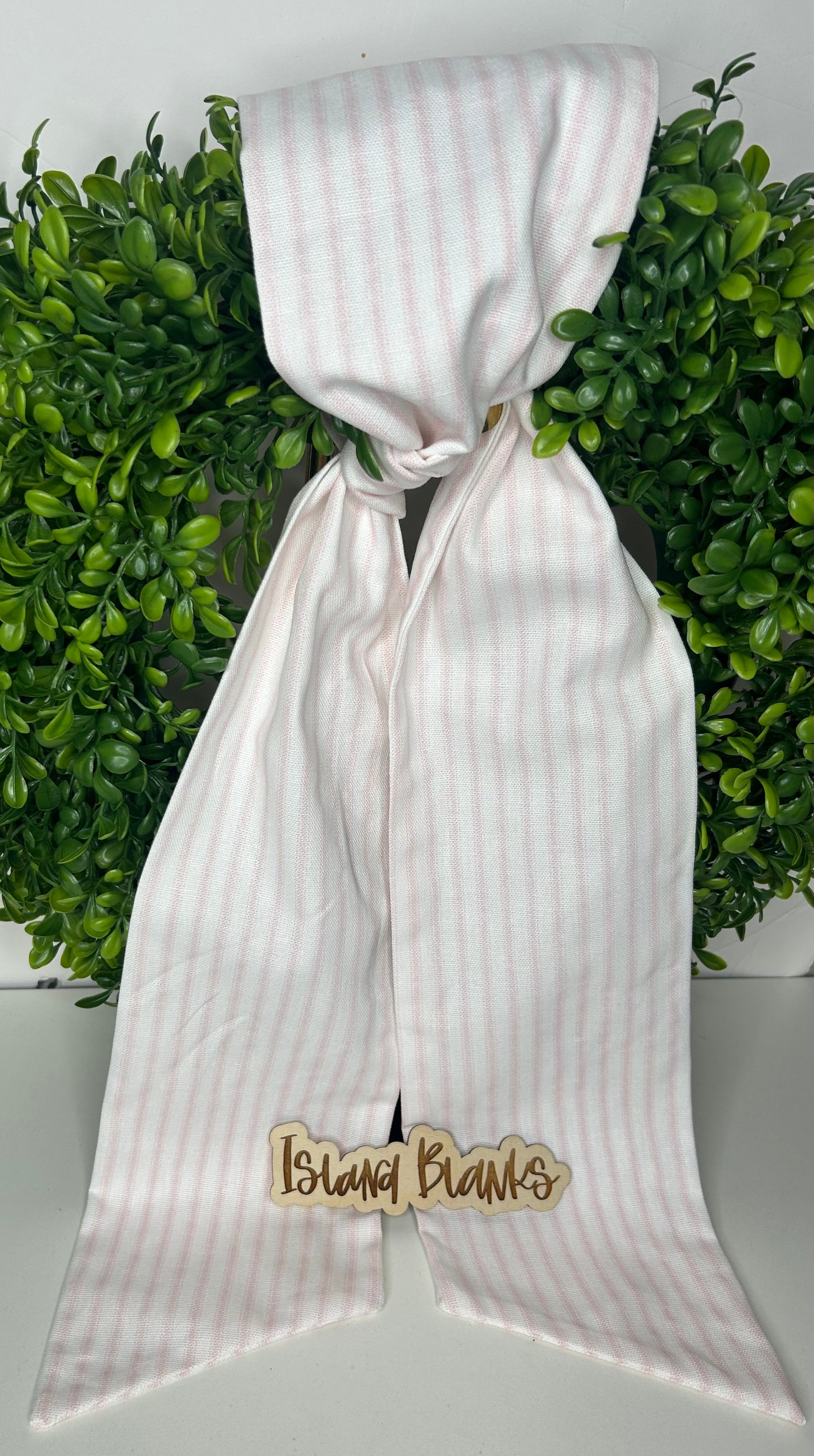 WS Stripe Cotton Wreath Sash