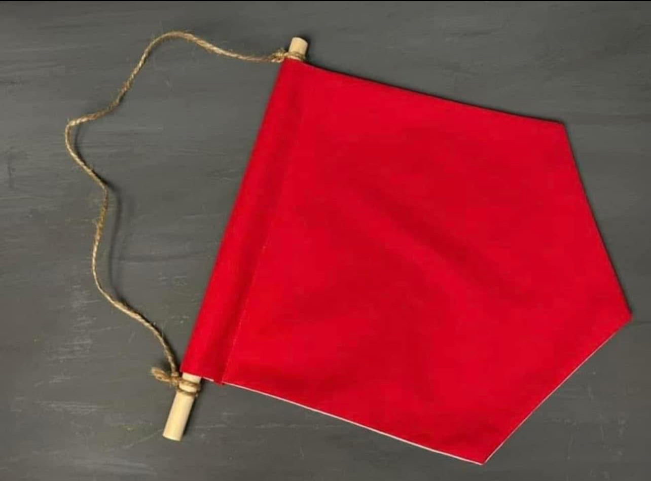 Cotton Banner Blank -Sample
