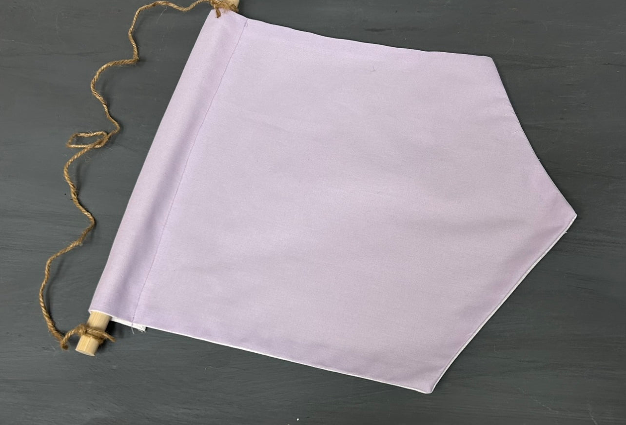 Cotton Banner Blank -Sample