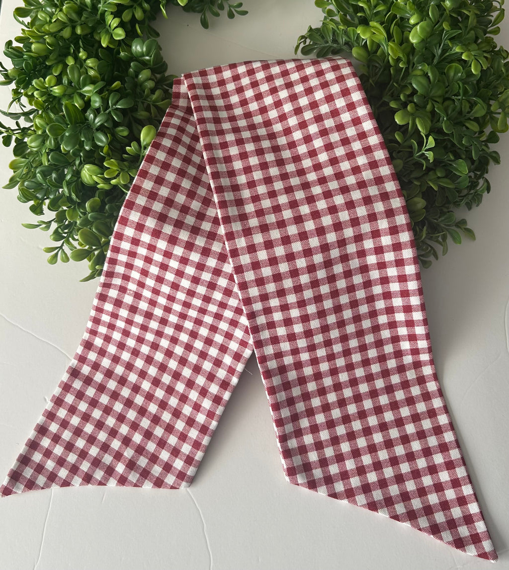 Red Cotton Wreath Sashes