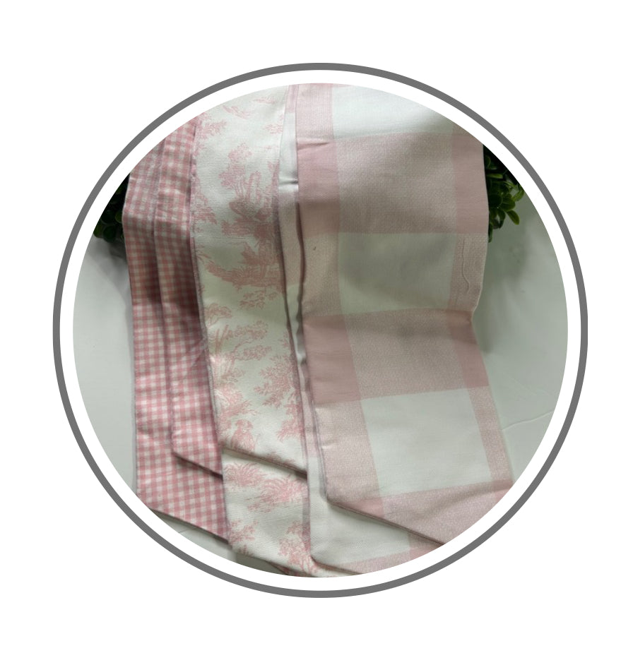 Pink Cotton Wreath Sashes