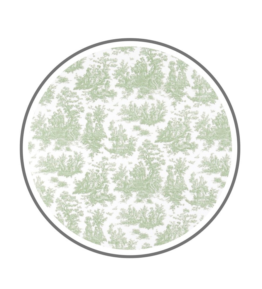 French Toile Cotton Banner- More Colors Available