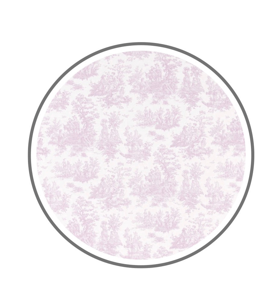 French Toile Cotton Banner- More Colors Available