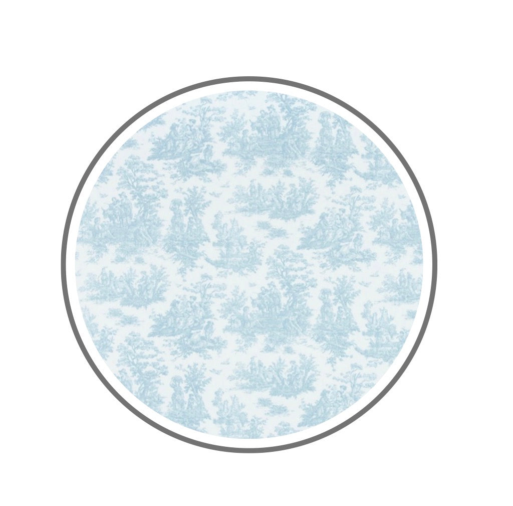 French Toile Cotton Banner- More Colors Available