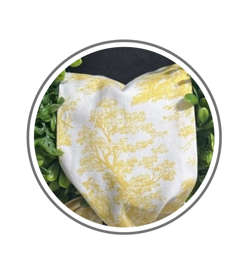 French Toile Cotton Banner- More Colors Available