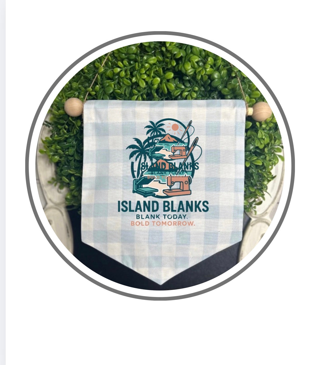 Buffalo Plad Cotton Banner- More Colors Available