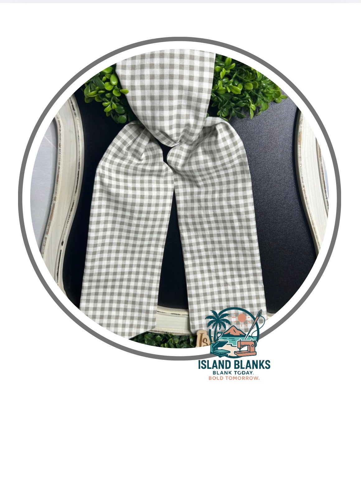 Ecru Cotton Wreath Sash