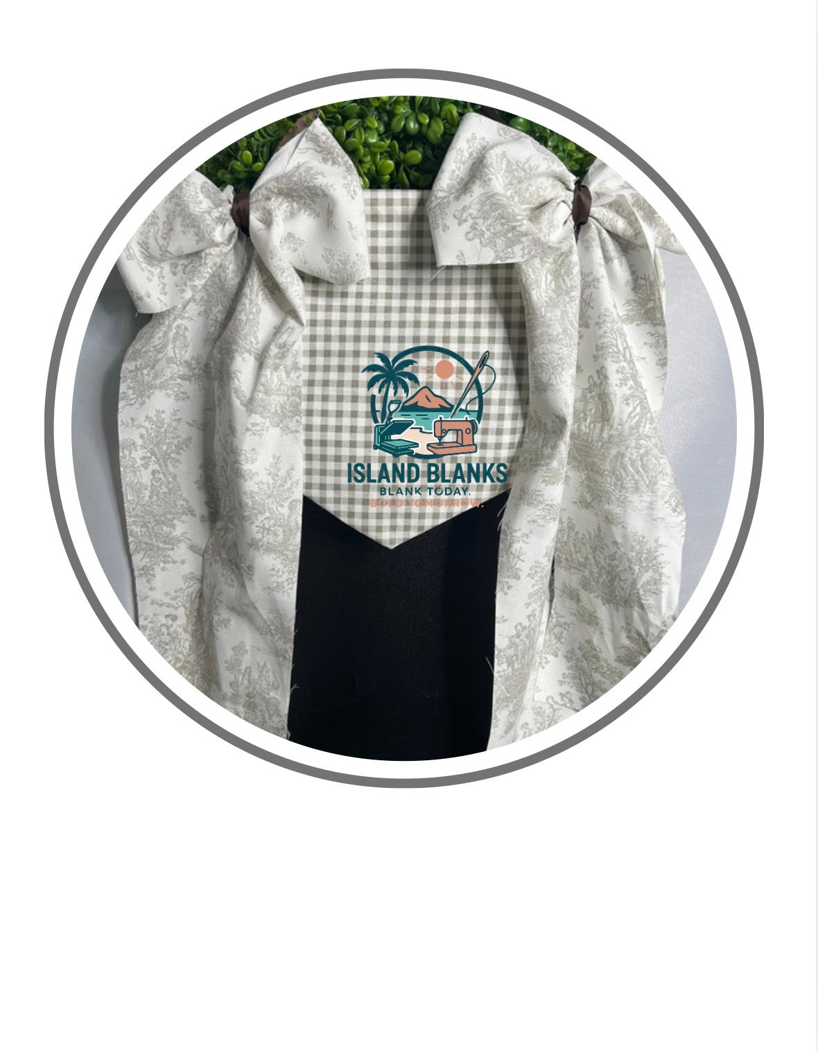 Ecru Banner with Ties