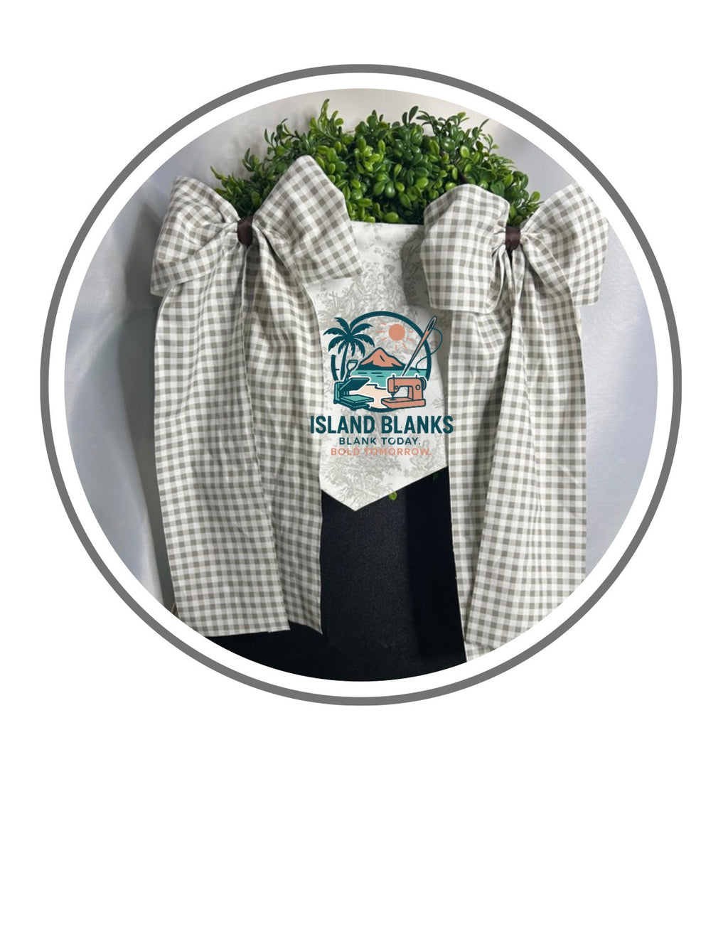 Ecru Banner with Ties