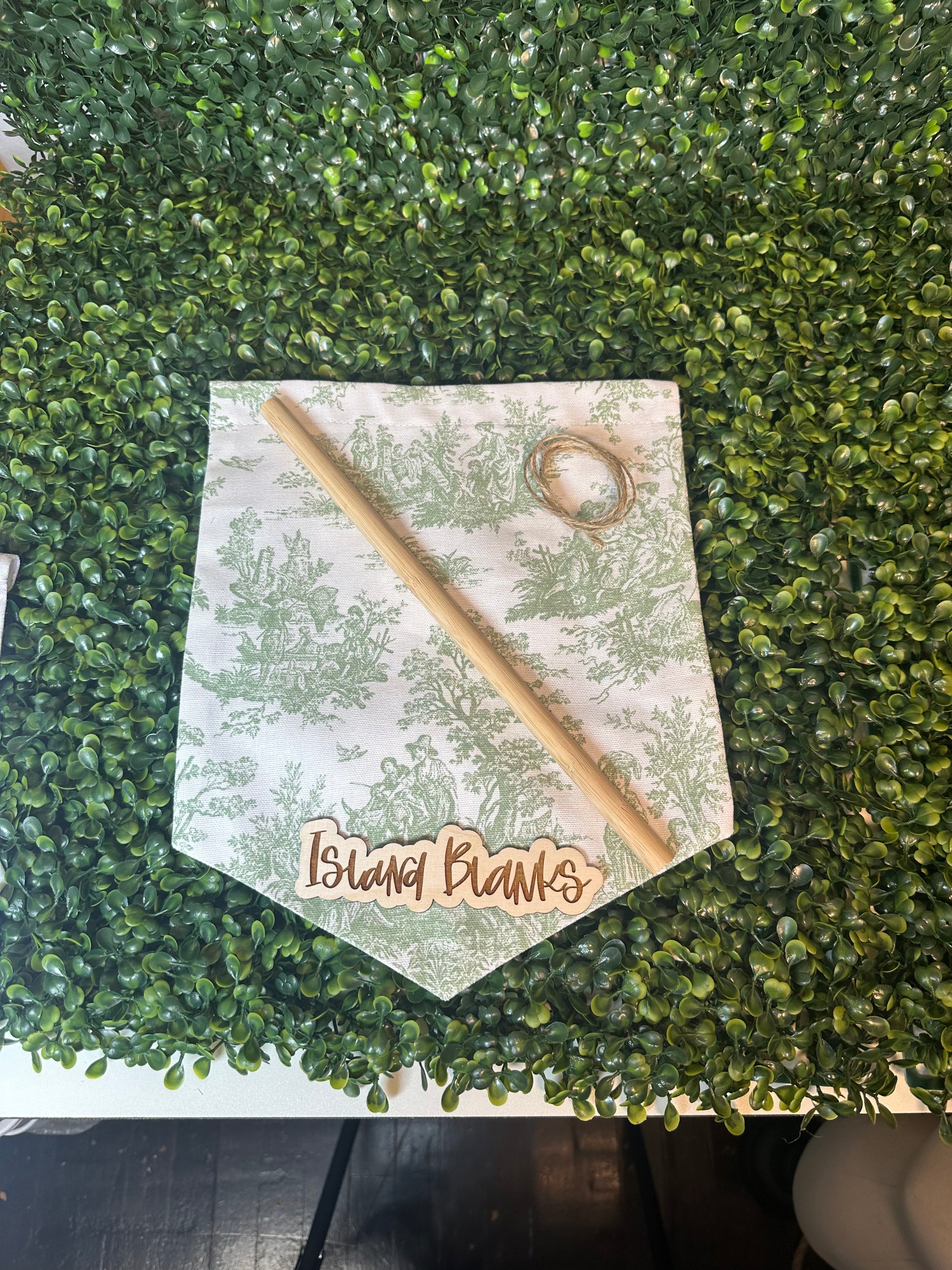 French Cotton Banner Sample